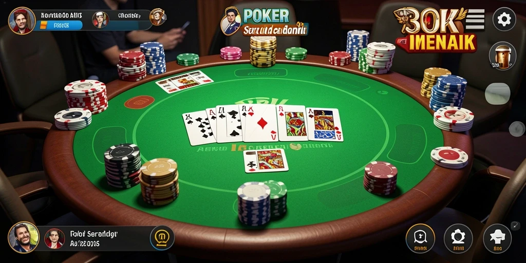 Tampilan gameplay <strong>33ZK</strong> saat bermain poker yang mengasyikkan.