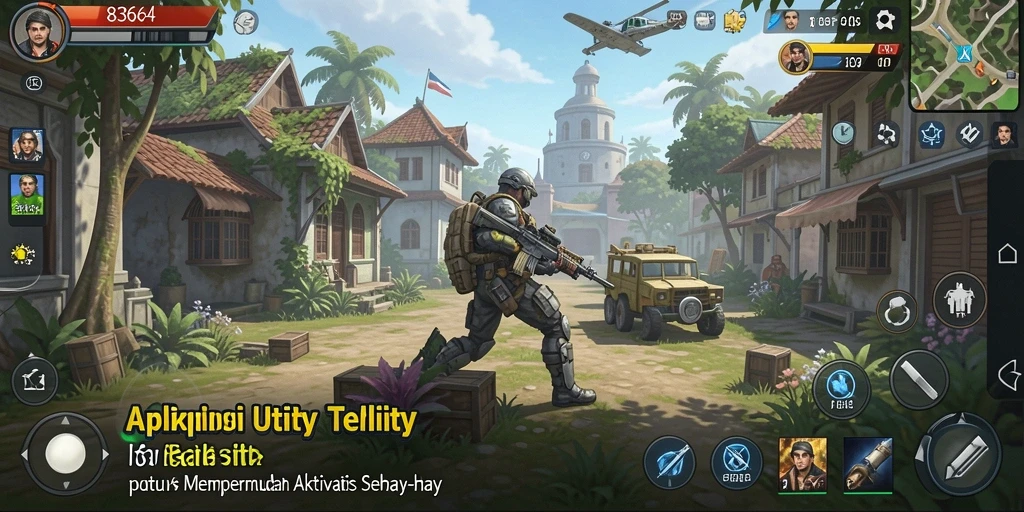 Tampilan antarmuka aplikasi Utility 8364 yang user-friendly.