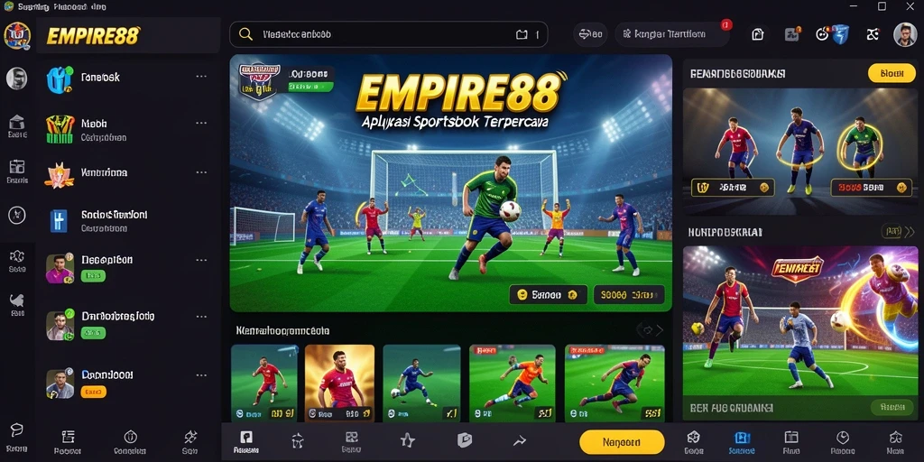 Tampilan gameplay Sportsbook dari EMPIRE88 yang menarik.