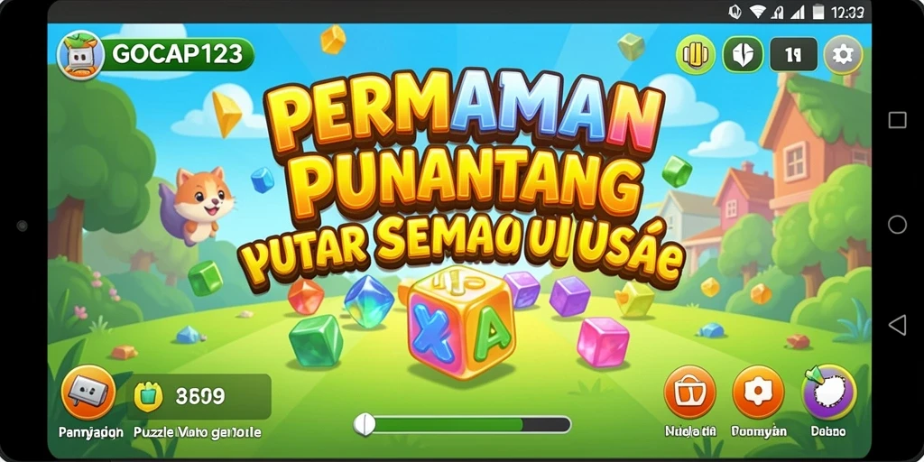 Tangkapan layar GOCAP123 menampilkan gameplay seru puzzle dengan desain warna-warni.
