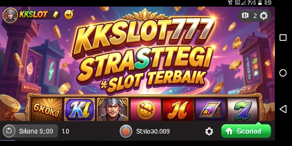 Tampilan gameplay seru dan menegangkan dari KKSLOT777.