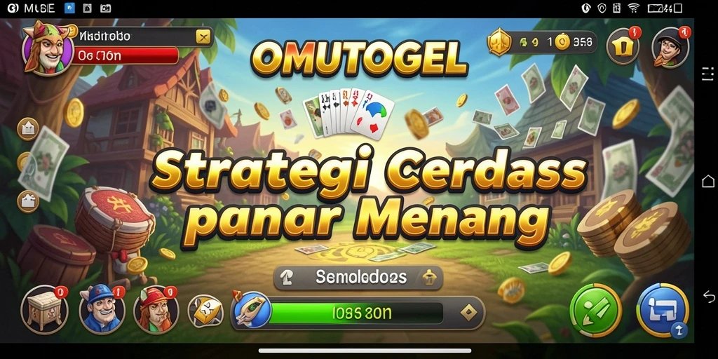Tampilan menarik dari gameplay strategis OMUTOGEL.
