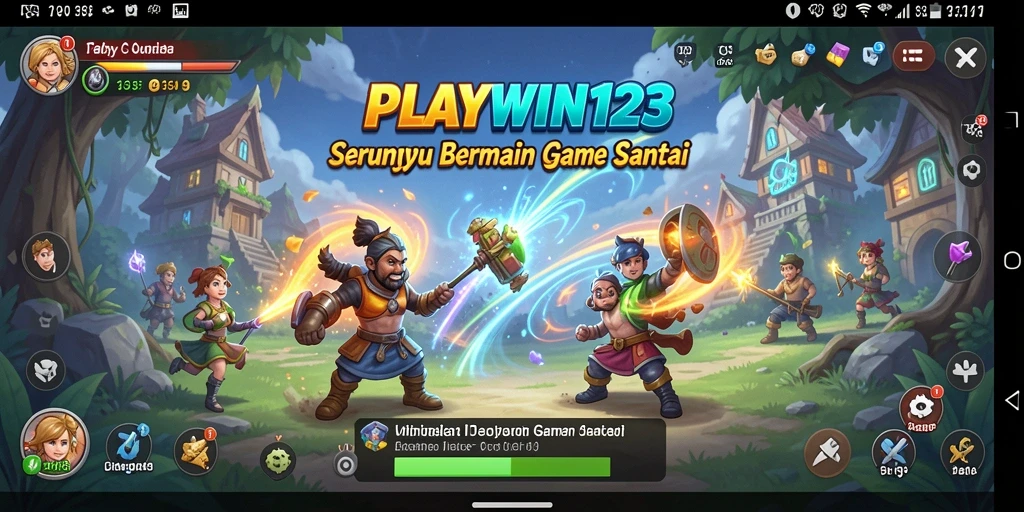 Tampilan seru dari gameplay PLAYWIN123 yang menantang.
