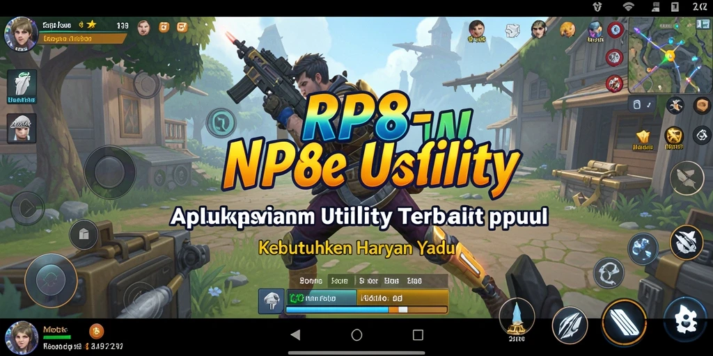 Tampilan aplikasi RP8 dengan antarmuka yang intuitif dan berfungsi.