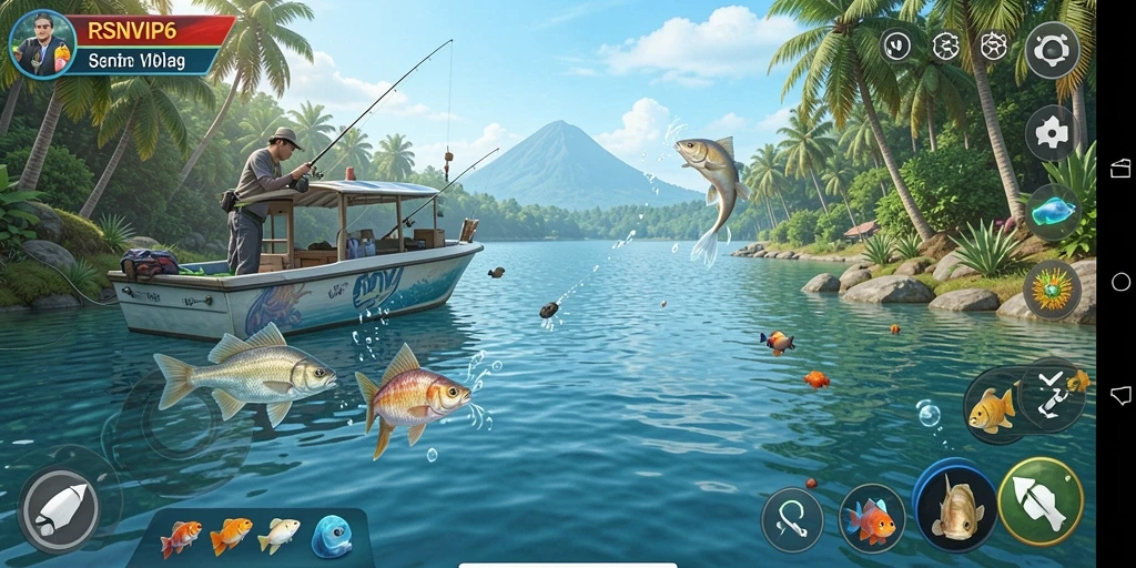 Tangkapan besar di RSNVIP6, nikmati setiap momen memancing.