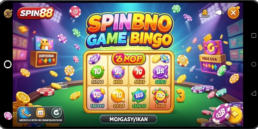Tampilan gameplay SPIN88 dengan suasana Bingo yang menyenangkan.