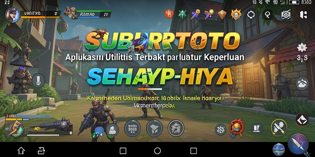 Tampilan utama SUBURTOTO dengan fitur utilitas lengkap.